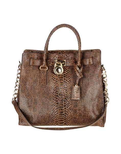 small michael kors brown bag|Michael Kors brown tote bag.